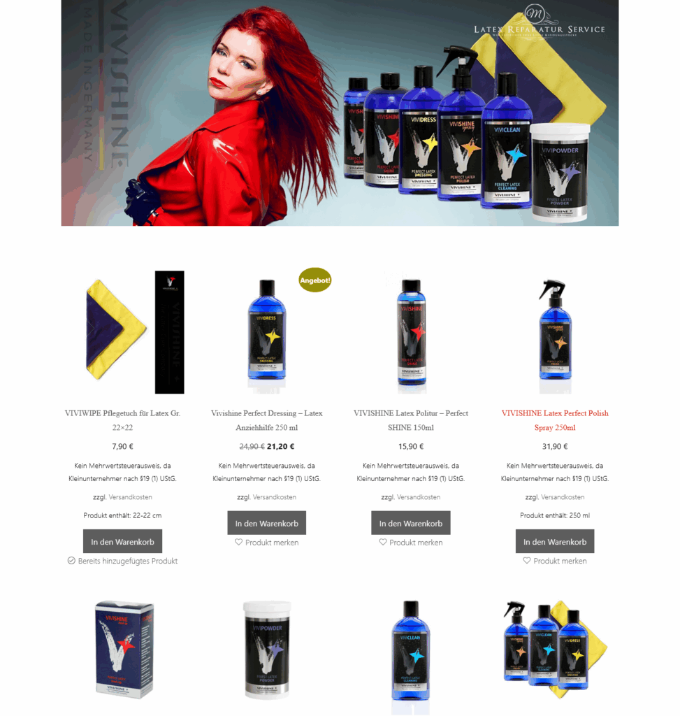 Shop-Wartungsmodus-Meurers-Latex-Reparatur Service - meurers-latex-reparatur-service.de